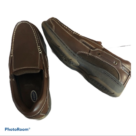 dr scholl's leather loafers